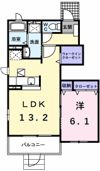 プラシード 美里の間取り画像