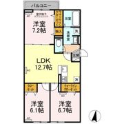 セレスティア江戸川の間取り画像