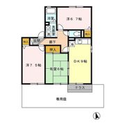 ヴォワテュール稲荷の間取り画像