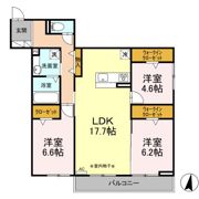 リヴェール的場の間取り画像