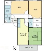 フォブール龍雲Bの間取り画像