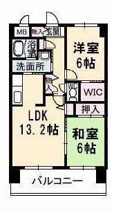サンルーフパークマンションの間取り画像