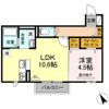 セジュール己斐上K．Nの間取り画像
