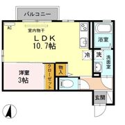 ブルートップ A棟の間取り画像
