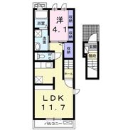 クオーレ Mの間取り画像