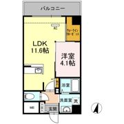 フォレストドルフ天神の間取り画像