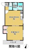 昭和町アパートの間取り画像
