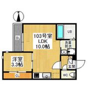 GRANDTIC鶴里の間取り画像