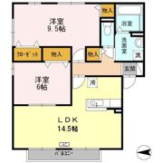 セジュール みどりの間取り画像