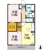 ジュネス北御座の間取り画像