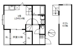 エコーズの間取り画像