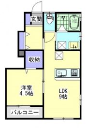 lieto郡元 A棟の間取り画像