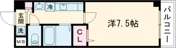 M’PLAZA津田駅前12番館の間取り画像