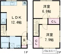 フェニックスハイツ大和の間取り画像