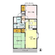 グレイスOJIMA Cの間取り画像