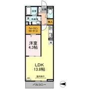 クレール.Kの間取り画像