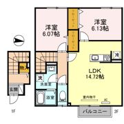 サンシャイン飛竜の間取り画像