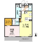 プレジール B棟の間取り画像