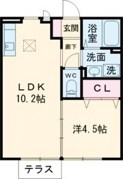 シャトー・カーム A棟の間取り画像