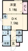 フィラーレ富の原Cの間取り画像