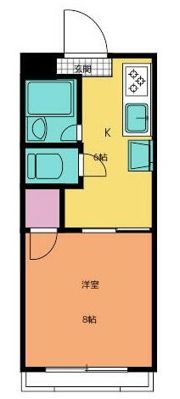 第5大分ユースコーポの間取り画像