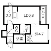Grand Ravine中の島(グランラヴィーヌ)の間取り画像