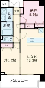 清～きよら～西大寺・南町の間取り画像