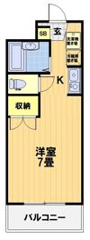 グロリアハイツの間取り画像