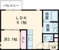 REGALEST健軍Ⅱの間取り画像