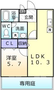 カンターレ鶯谷Ⅱ番館の間取り画像