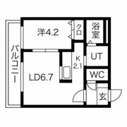 Vert(ベール)【西区】の間取り画像