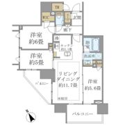 シティハウス東池袋の間取り画像