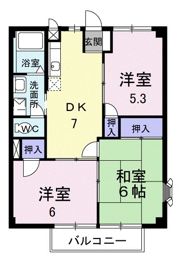 ニューシティ塚原の間取り画像