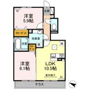 ラヴェール八反田の間取り画像