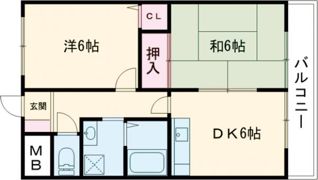 プリオール大安寺の間取り画像
