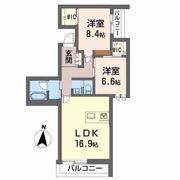 シャーメゾン小栗の間取り画像