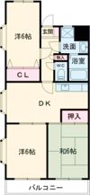 エクレール狭山の間取り画像