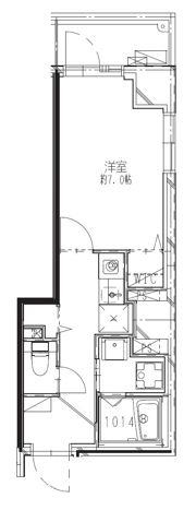 クレヴァンス両国SOUTHの間取り画像