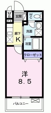 CUBEの間取り画像
