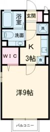 ハニーコート Bの間取り画像