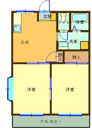 レインボー生川の間取り画像