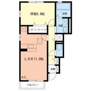 リールセゾンAの間取り画像