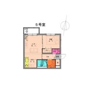 FAVORITE NAKANOSHIMA(フェイバリト中の島)の間取り画像