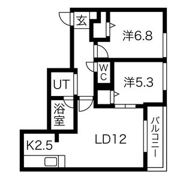 ARROWS南円山の間取り画像