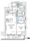 ベルファース錦糸町Southの間取り画像