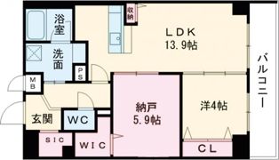 パークヒル新石切の間取り画像
