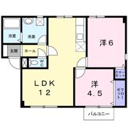 プラドールみやびの間取り画像