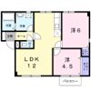 プラドールみやびの間取り画像