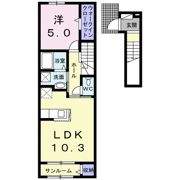 フリーデンハイム中浜の間取り画像