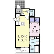フリージアⅡの間取り画像